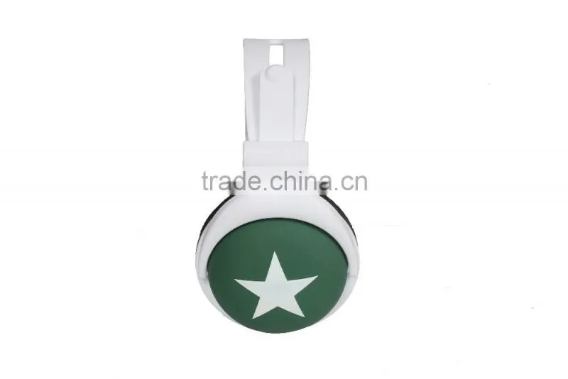 2016 New fashion mix style headphones with volume control