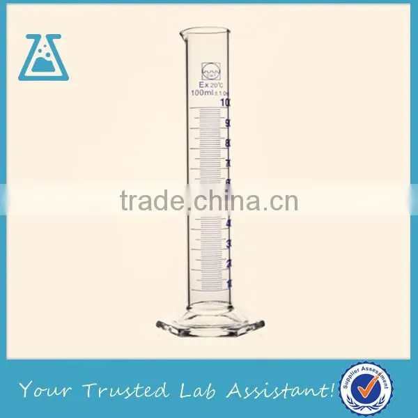 Hexagon Measuring Cylinder With Spout And Graduation