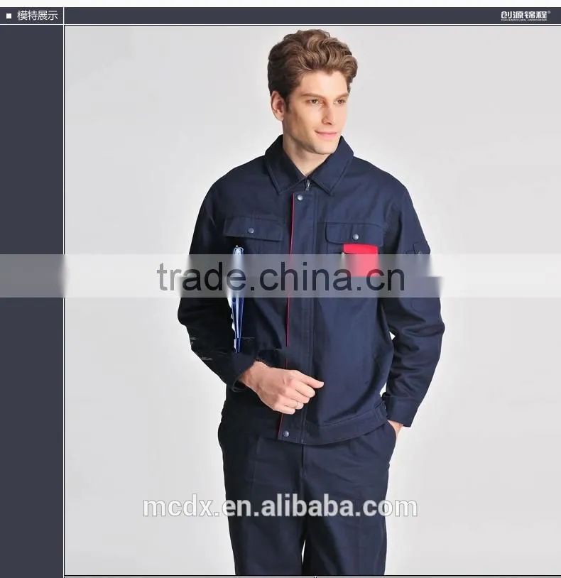 100 % cotton unsex safety workwear