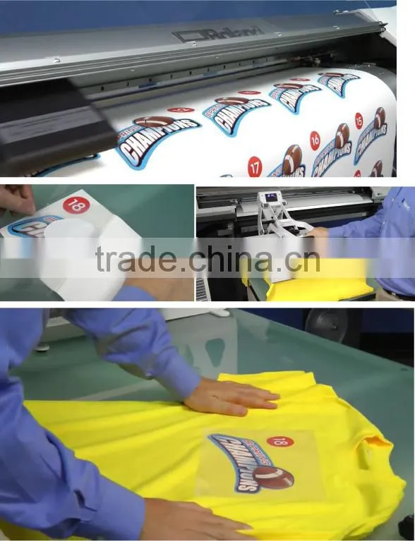 Large format eco-solvent heat transfer sticker paper