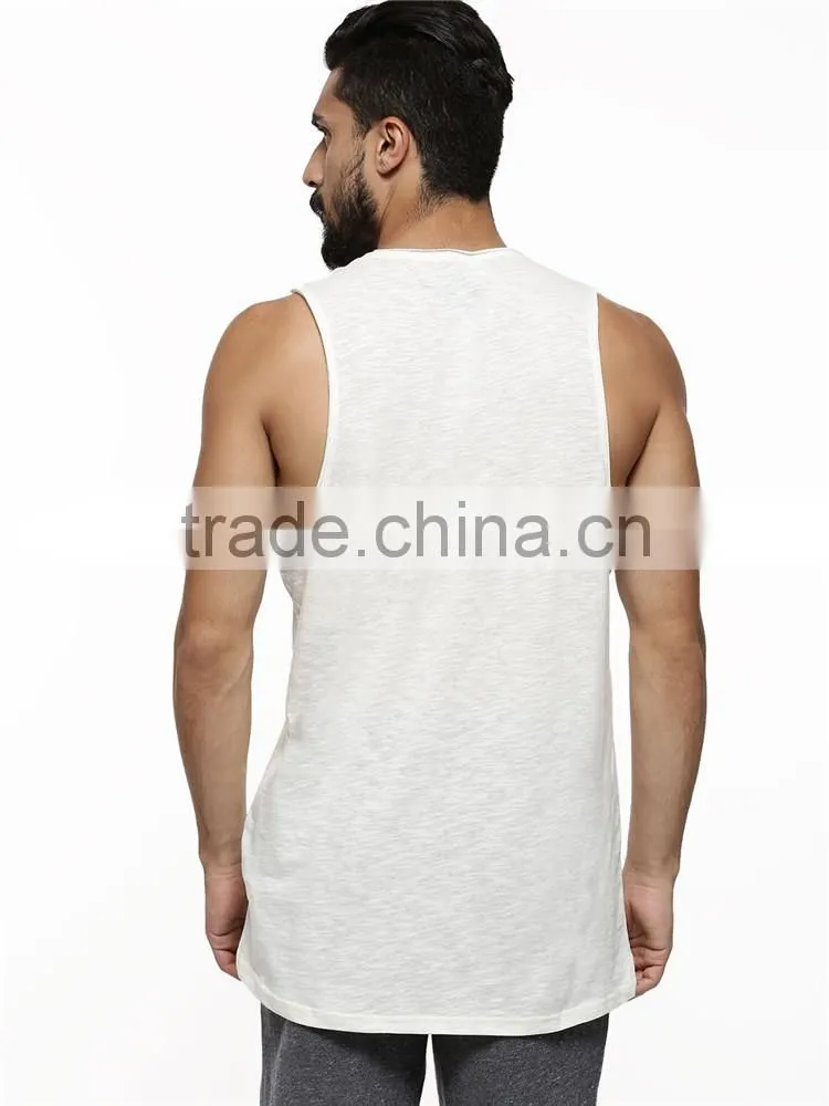 Factory direct plain white mens tank top shirt for sale