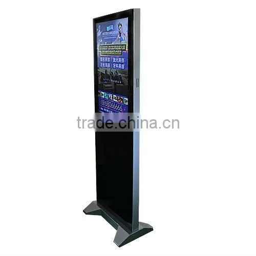 32inch Built-in CF and SD card reader floor standing lcd ad player