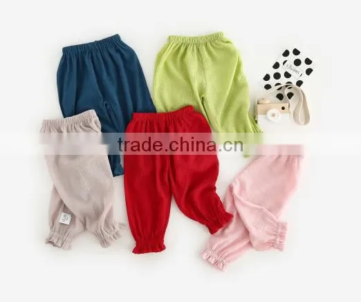 Boutique Summer Apparel Harem Pants High Wasit Pants 2 Year Old Kids Clothes