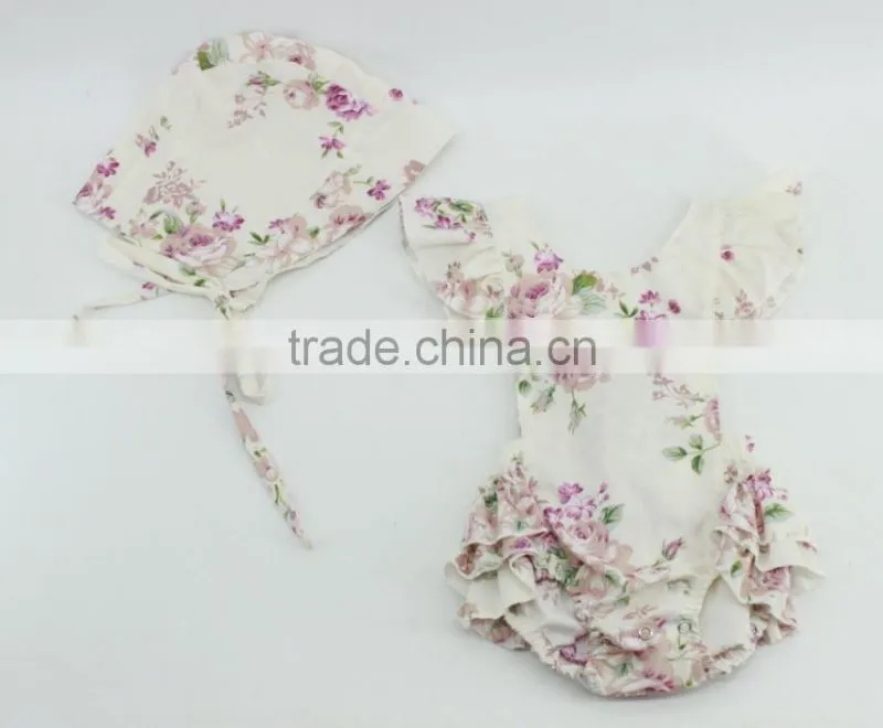 2016 Baby Summer Hats Floral Print Beanie Hats Wholesal Price