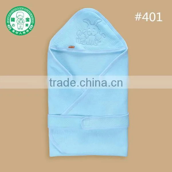 Solid Blue hooded Stroller Baby Envelope Sleeping Bag