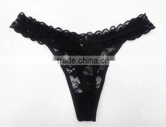 Fashion cute printing underwear panty sexy ladies g-string thong