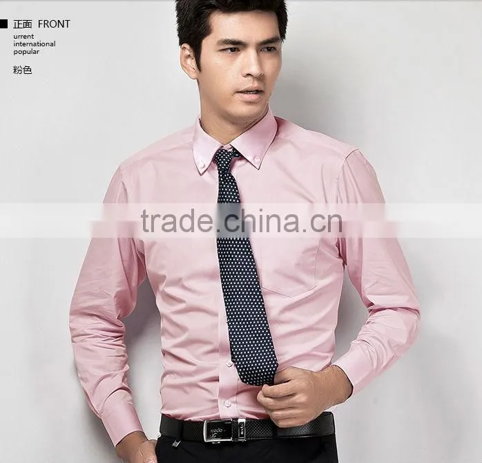 Mens Slim fit Dress long Sleeve handsome guy dress shirts