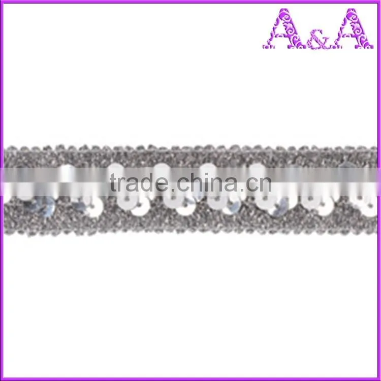Fashion rhinestone and beading trim by the yard, new design beads crystal decorative trim wholesale, trimmings for dresses
