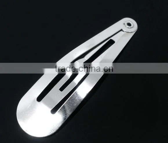 Wholesale Silver Tone Hair Clips Snaps For Kids Toddler