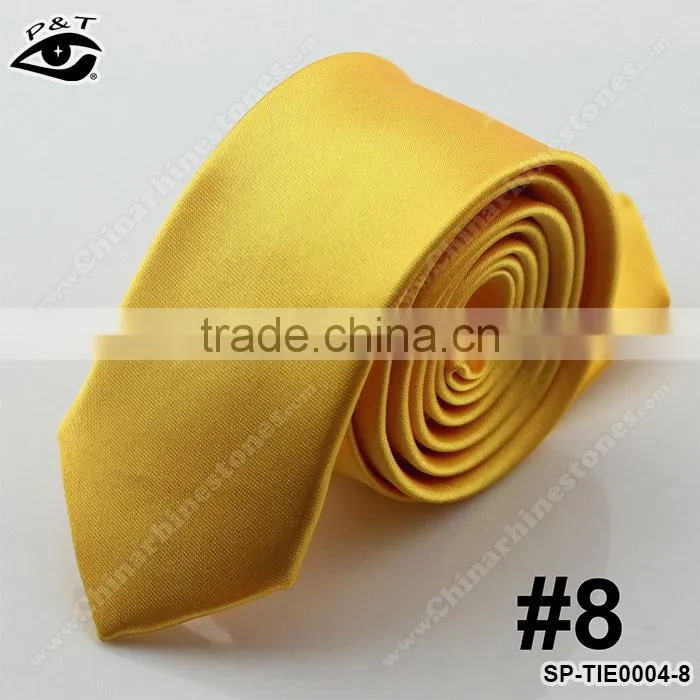 22 Colors NECK TIE SILK TIE SKINNY SOLID NECK TIE