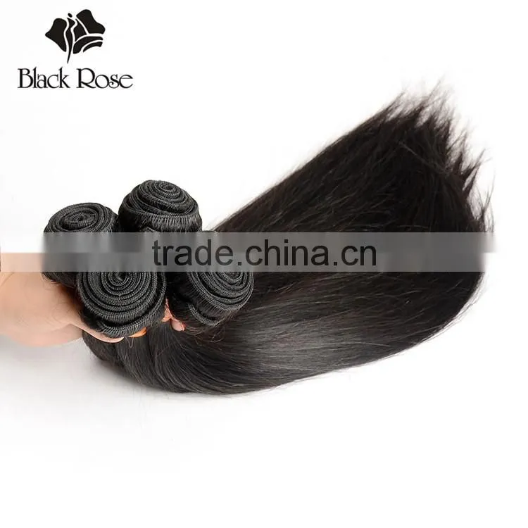 Fashion Style 100% Tangle Free Hair Weave Peruvian Straight Silky Remy Hair