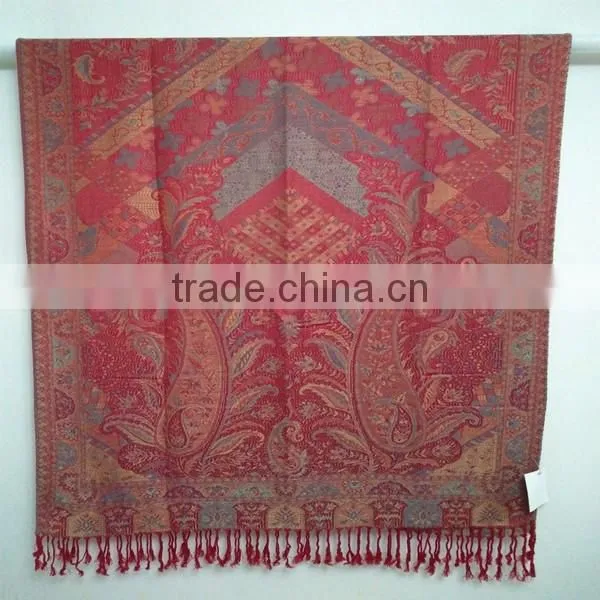 High quality winter classic style pashmina scarf paisley shawl