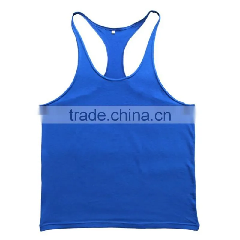 Wholesale-Custom Gym Tank Top Men Singlet Muscle Shirt Fitness Sleeveless