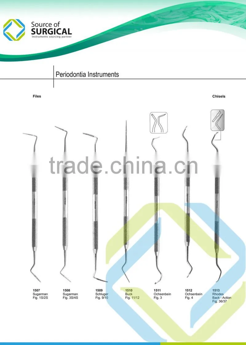 62 Periodontia instruments