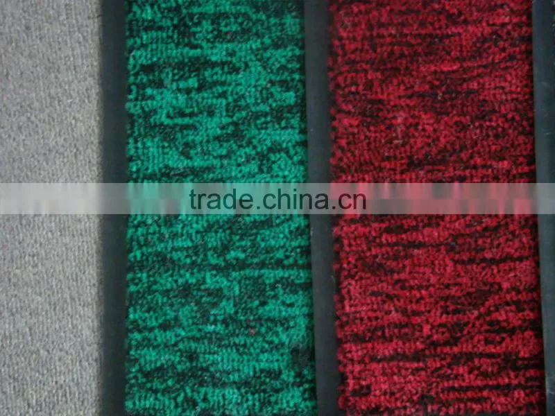 polypropylene fiber cut piles carpet with pvc backing