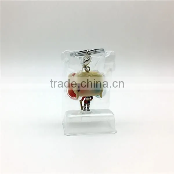 Newest Pocket POP keychain SUICIDE SQUAD Harley Quinn, PVC doll keychains cheap price
