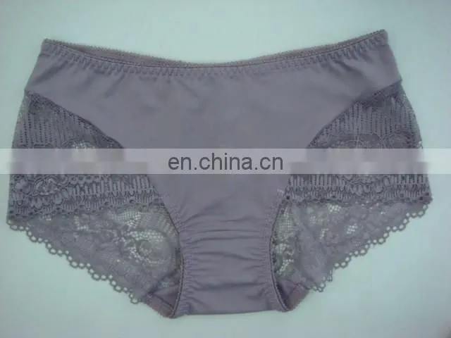 Missadola hot selling Lady's Sexy seamless boyshort lace panty/G-string/underwear/lingrie