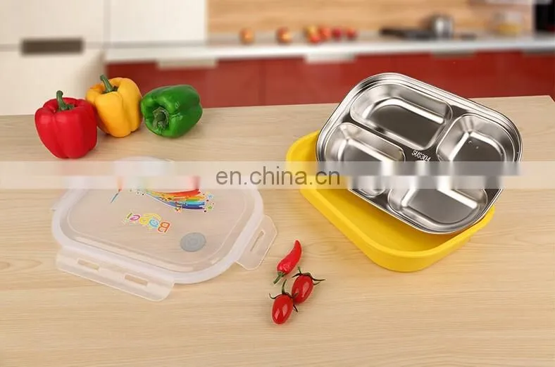 Best Sell 3 Layer Round Shape Stainless Steel Lunch Box
