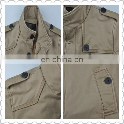 lastest fashion cotton casual Sherpa lining mens parka jacket