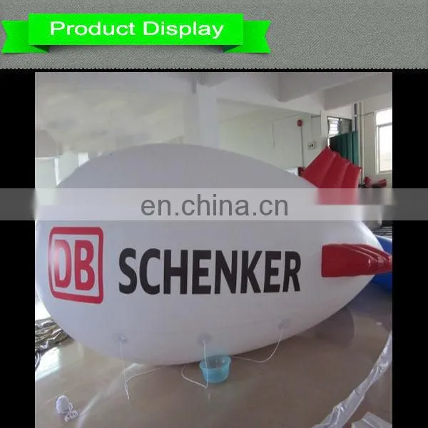 hot 2017 inflatable PVC helium airship large blimp for sale