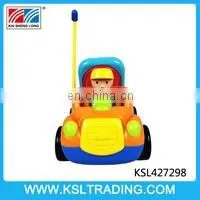 Cartoon animal radio control car snail toy with light and music