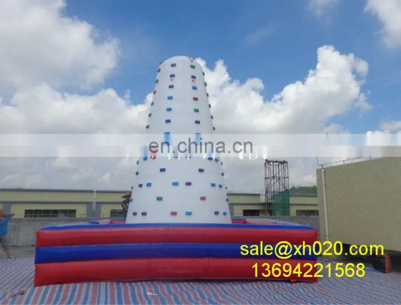 Air rock mountain inflatable rock climbing wall for kids & adults
