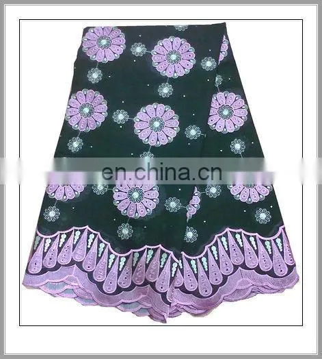 high quality swiss cotton voile lace(CH064D)