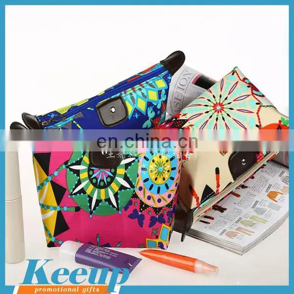 Cheap clear pvc plastic bag with snap button for promotion
