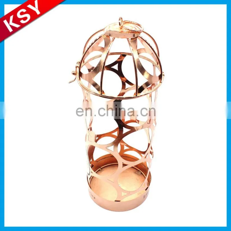 New Product Competitive Price Simple European-Style Antique Metal Artillery Type Wine Bottle Holder Rack