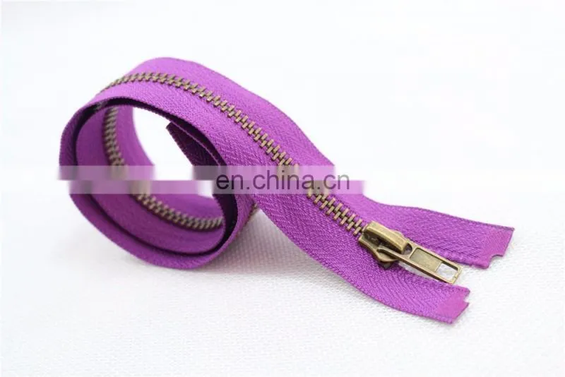 6 Colors Available,Close-open Metal Zippers With Pearl Slider, Multi-color #5 Zippers For DIY Sewing