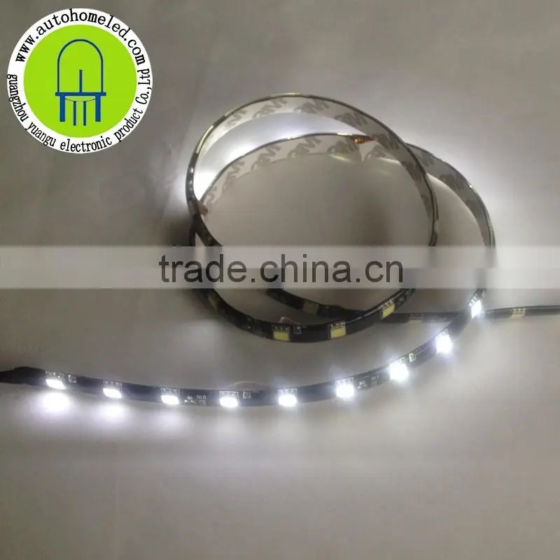 DC 12V Waterflow 50CM 60CM 80CM 5M led strip 30SMD 5050 Waterproof White Blue Red Yellow Green