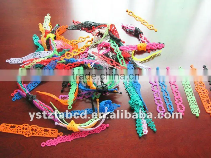 Fashion hollow silicone bracelets