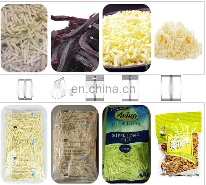 automatic FFS Frozen French Fries Packaging Machine price