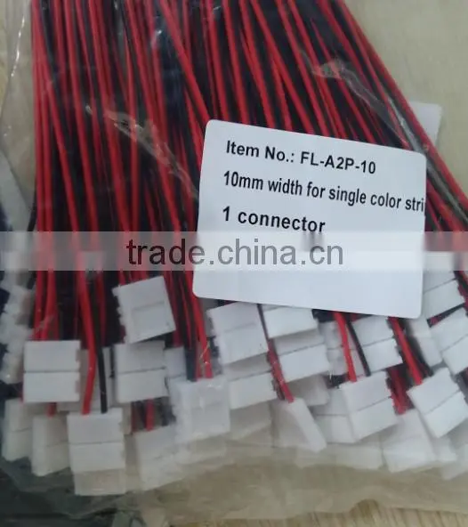 LED Connector for led single color strip light with 2 connectors