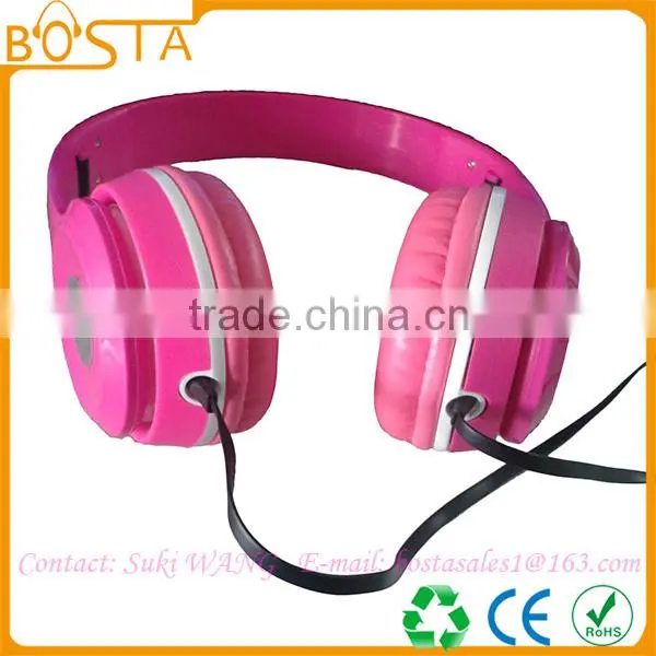 High quality promotional exhibition China wholesale funny fashion folding headphones