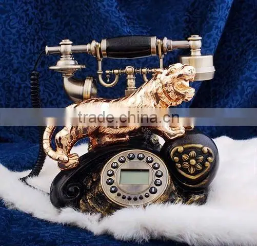 Shining antique Tiger telephone