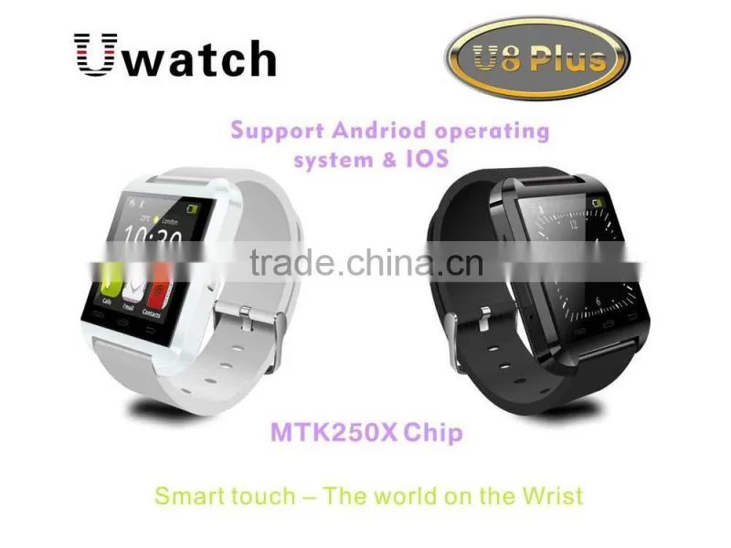 2015 pedometer watch with Bluetooth Smart watch mobile for Samsung S4/Note3/S5 Android Smartphones for U8 Plus watch