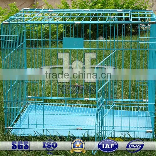 Green Coated Metal Dog Cage/Animal Cage