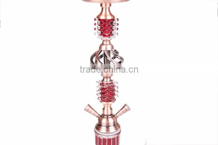 JYH04 red colored smoke hookah wholesale china