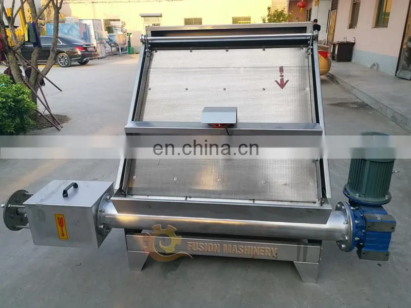 Good price cow dung dewatering machine animal manure solid liquid separator animal manure dehydrator