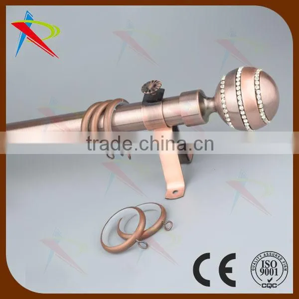 casting &plating iron metal curtain pole retail
