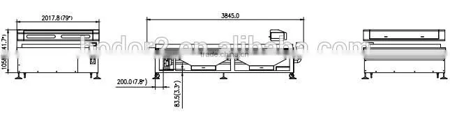 Large Format Auto-feed Laser Cutting Machine BCL-BA made in China