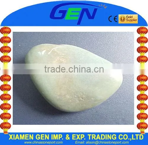 pure white pebble