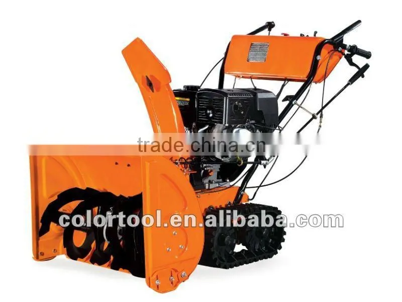 13HP CE approved track walk QCT-B213 7hp snow blower