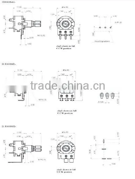 potentiometer 8 pin