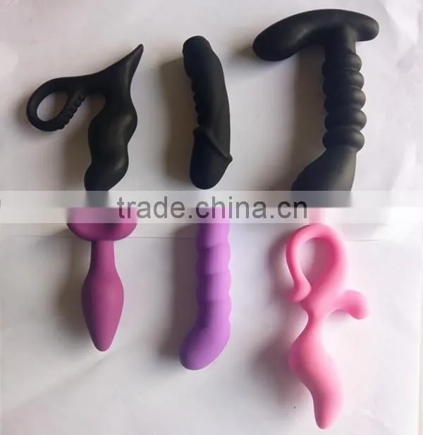 Food Grade Silicone Anal Sex Toys Rabbit Tail Anal Plug