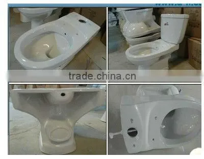 cheap two piece wc color toilet