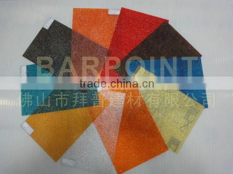 Bayer material Transparent colored plastic sheets