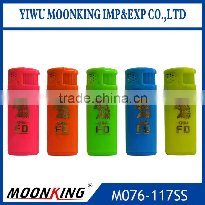 Chic small size wind-resistant torch flame cigarett lighter electr custom logo lighter