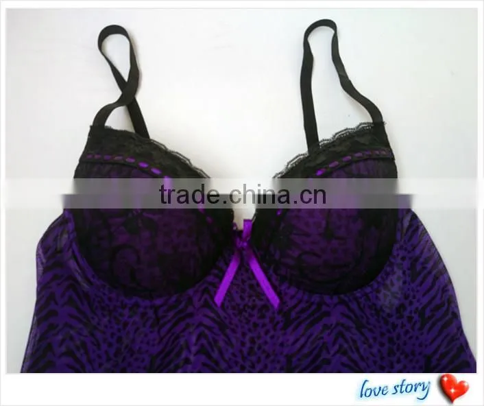 Sexy Animal Printed Lingerie, Lace Lingerie